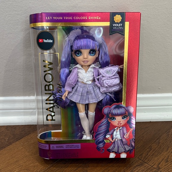 Rainbow High Violet Willow Doll with Purple Hair - Picture 1 of 2